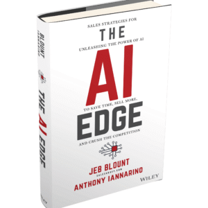 The AI Edge isn't just another book about technology. Anthony Iannarino and Jeb Blount, the world's most prolific sales book authors and trainers, have come together to transform how you navigate the sales process by helping you plug into artificial intelligence. This groundbreaking, hands-on guide marries their unparalleled sales strategies, used by millions of salespeople, with the transformative power of AI. Drawing from cutting-edge research and real-world applications, the authors demystify AI and demonstrate its potential to give you more time to leverage your human advantage―creativity, empathy, and authenticity―to build deeper relationships and winning solutions that give you a leg up over the competition.